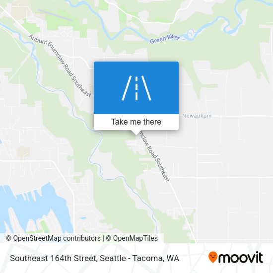 Southeast 164th Street map