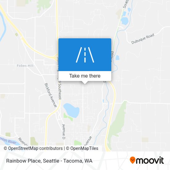 Rainbow Place map
