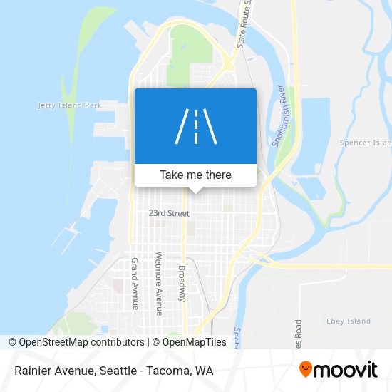 Mapa de Rainier Avenue