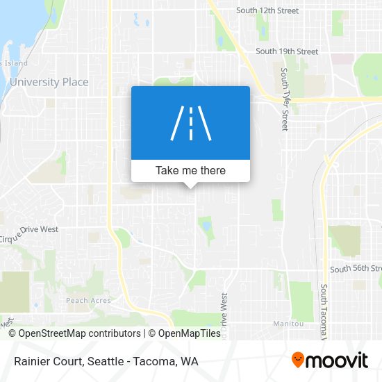 Rainier Court map
