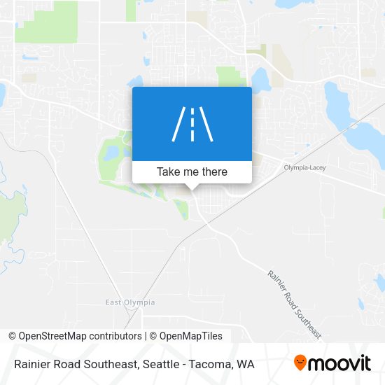 Rainier Road Southeast map