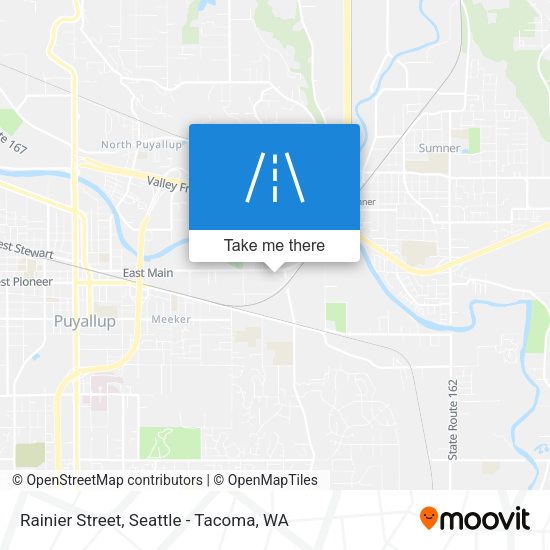 Rainier Street map
