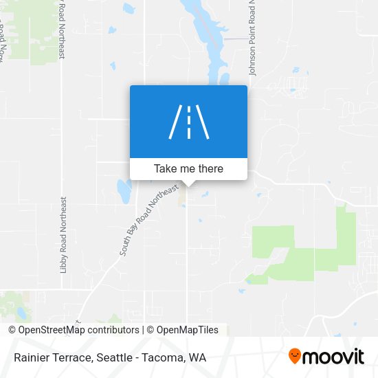 Rainier Terrace map