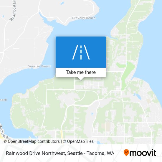 Rainwood Drive Northwest map