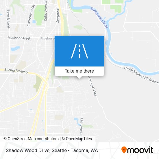 Mapa de Shadow Wood Drive