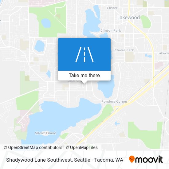 Mapa de Shadywood Lane Southwest