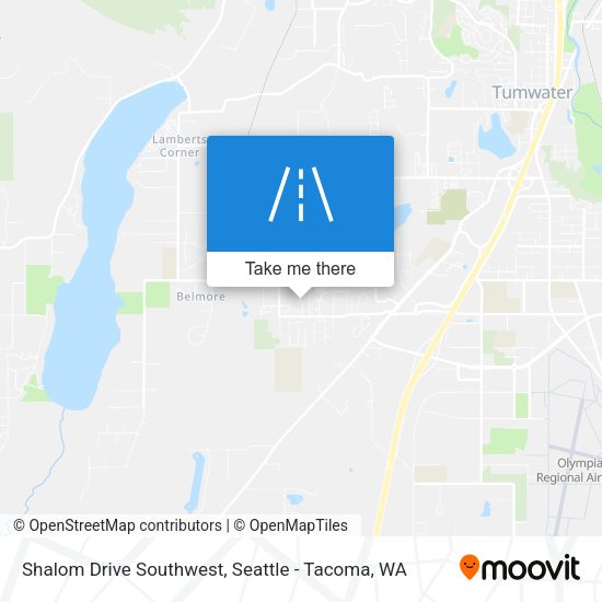 Shalom Drive Southwest map