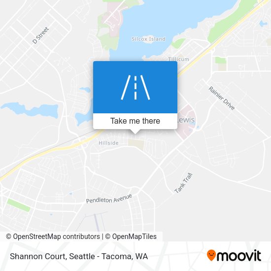 Shannon Court map