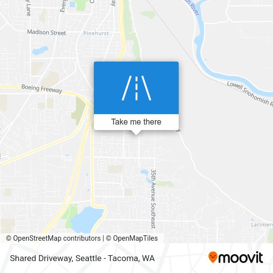 Shared Driveway map