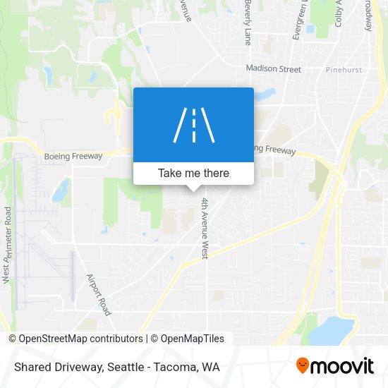 Shared Driveway map