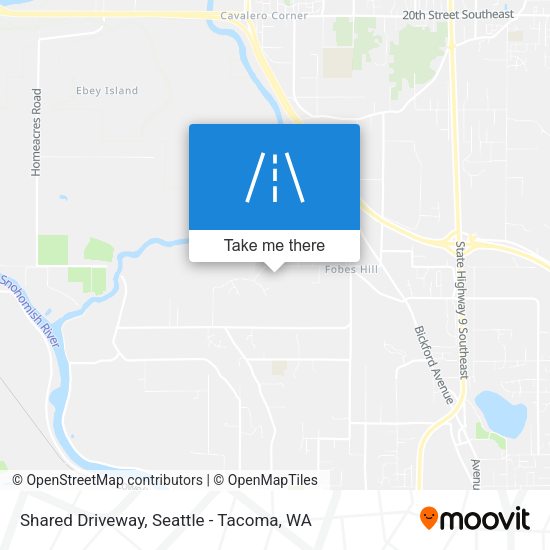 Shared Driveway map