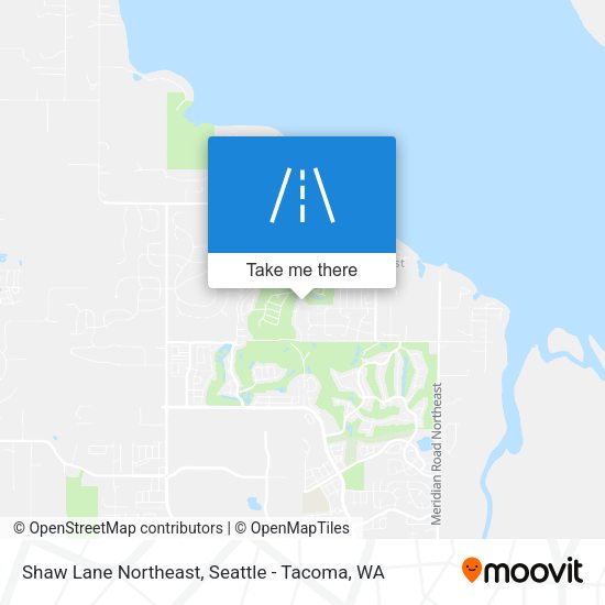 Shaw Lane Northeast map
