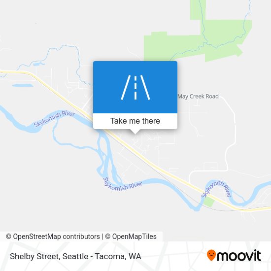 Shelby Street map