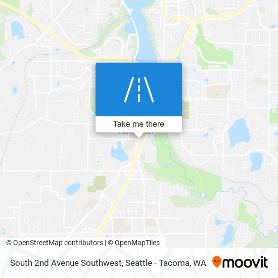 South 2nd Avenue Southwest map