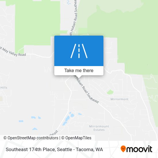 Mapa de Southeast 174th Place
