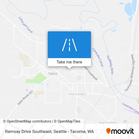 Ramsay Drive Southeast map