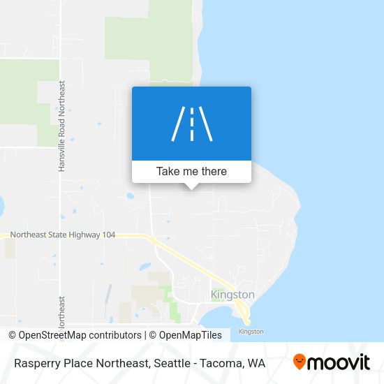 Mapa de Rasperry Place Northeast
