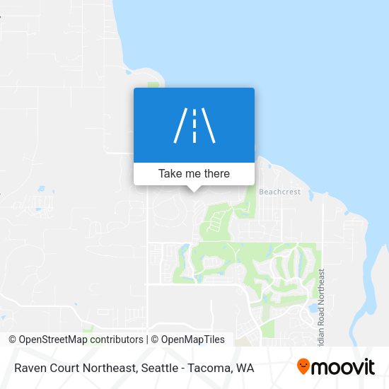 Mapa de Raven Court Northeast