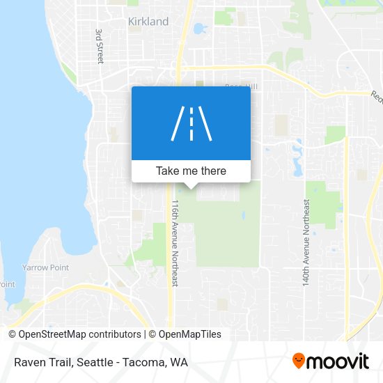 Raven Trail map