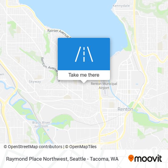 Mapa de Raymond Place Northwest