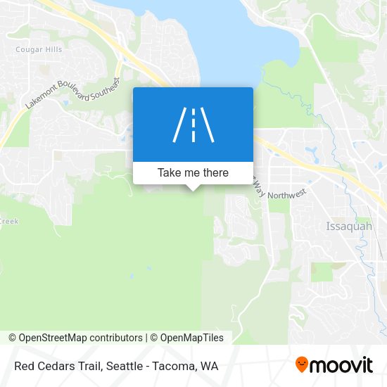 Red Cedars Trail map