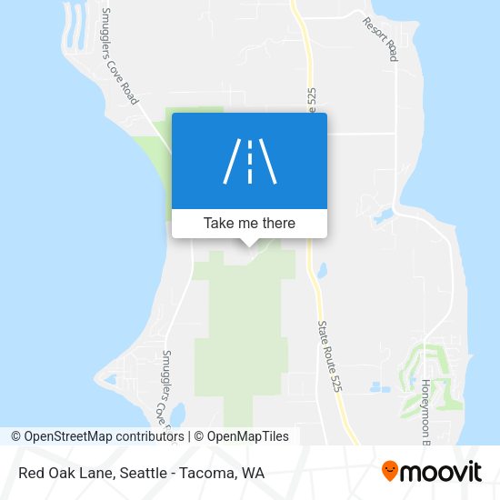 Red Oak Lane map