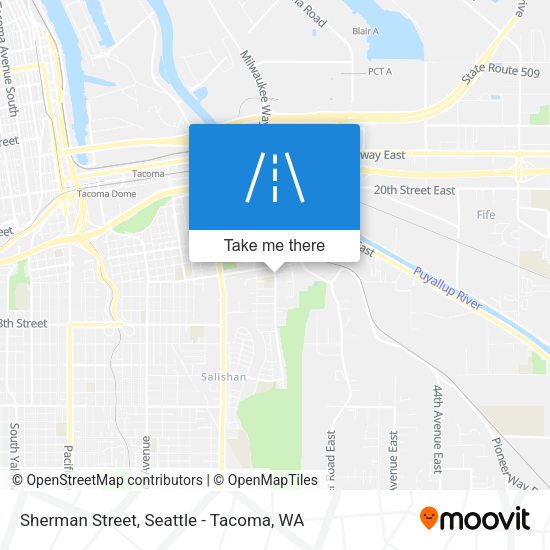 Mapa de Sherman Street