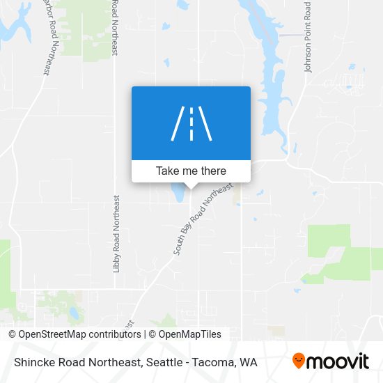 Mapa de Shincke Road Northeast
