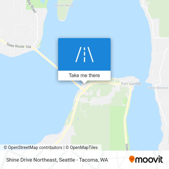 Mapa de Shine Drive Northeast