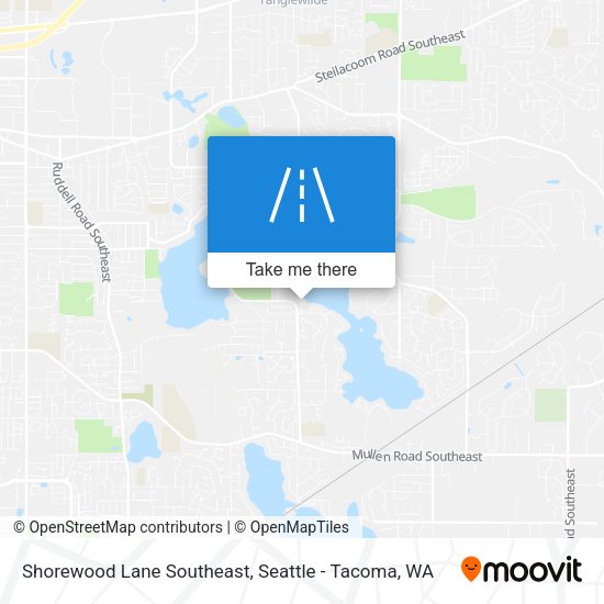 Shorewood Lane Southeast map