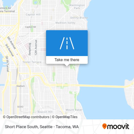 Short Place South map
