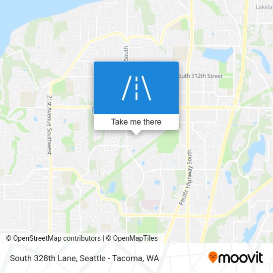 Mapa de South 328th Lane