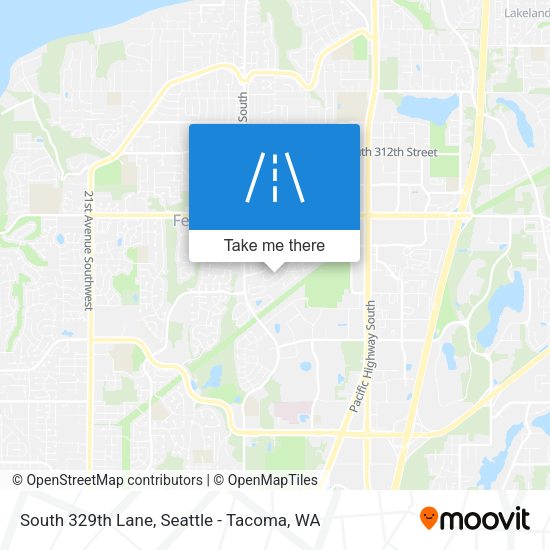 Mapa de South 329th Lane