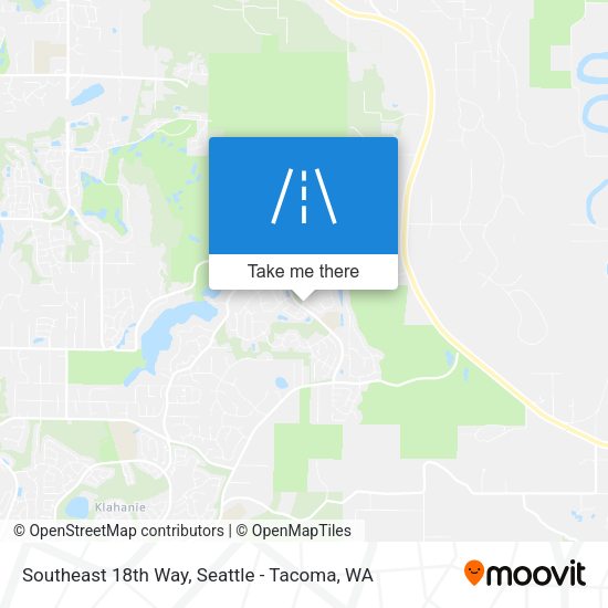 Southeast 18th Way map