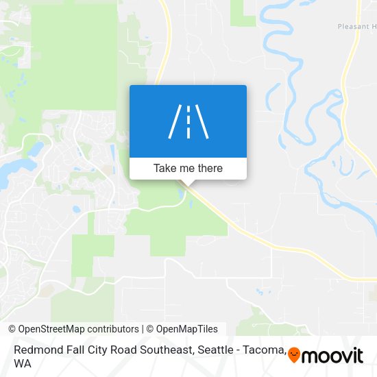 Redmond Fall City Road Southeast map