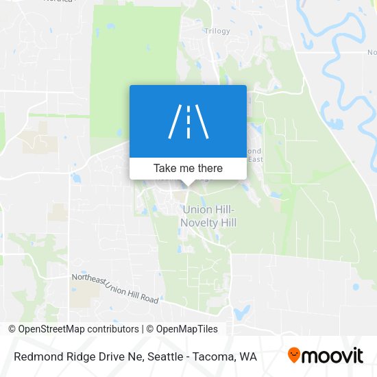 Redmond Ridge Drive Ne map