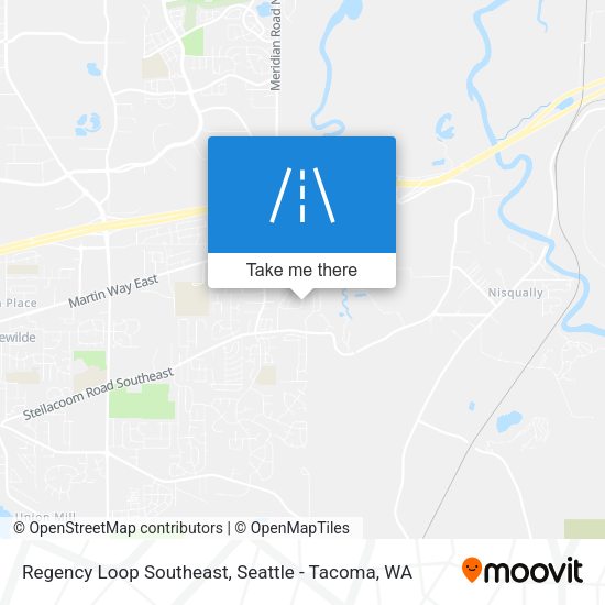 Regency Loop Southeast map