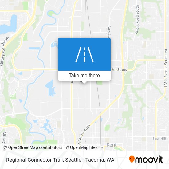 Regional Connector Trail map