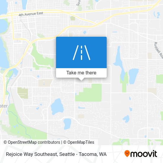 Mapa de Rejoice Way Southeast