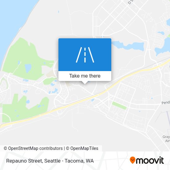 Repauno Street map