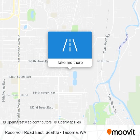 Reservoir Road East map