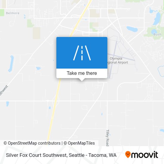 Mapa de Silver Fox Court Southwest