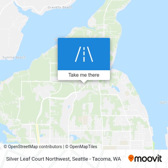Mapa de Silver Leaf Court Northwest