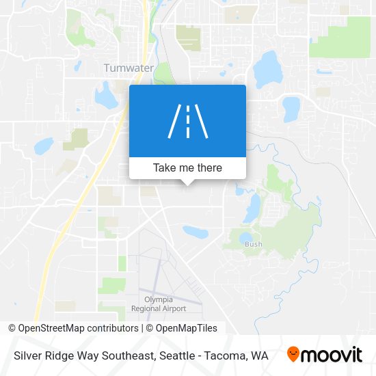 Silver Ridge Way Southeast map