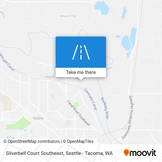 Mapa de Silverbell Court Southeast