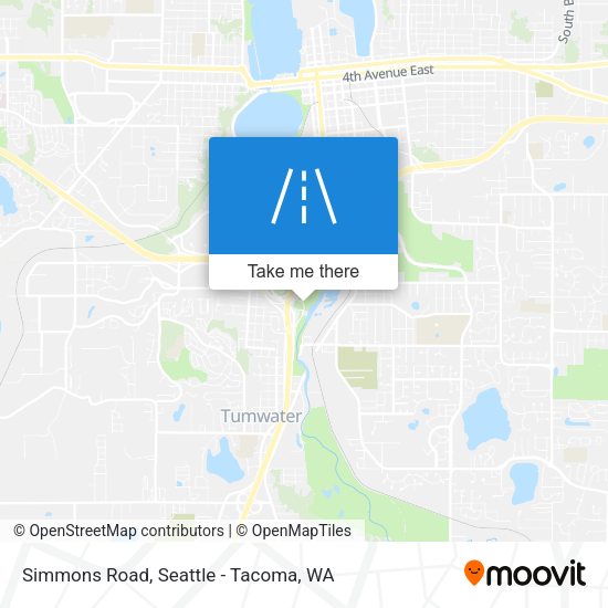 Simmons Road map