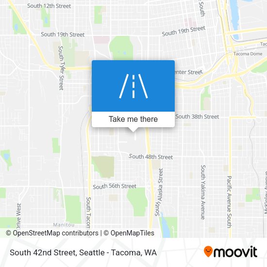 Mapa de South 42nd Street