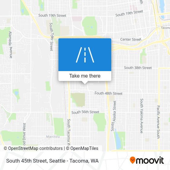 Mapa de South 45th Street