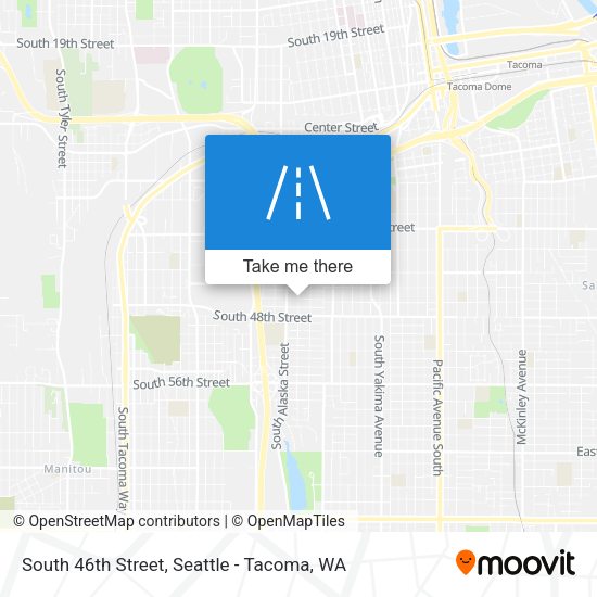 South 46th Street map