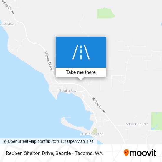 Mapa de Reuben Shelton Drive